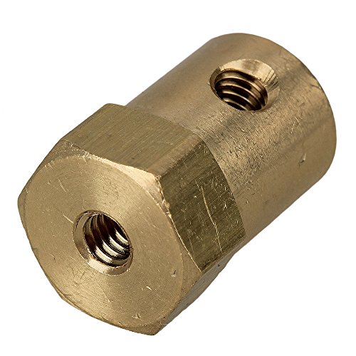 BQLZR Hexagon 3mm Adapter Messing Motor Adapter Verbinder 2er Pack - 2
