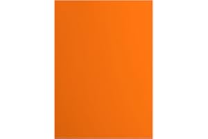 VAESSEN CREATIVE Florence Cardstock-Papel de Carta (216 g/m², DIN A4, 10 Unidades), Color Naranja, Melón