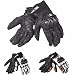 Produktbild mark8shop Herren Leder Handschuhe Motocross Riding Full Finger winddicht für égide duhan T1