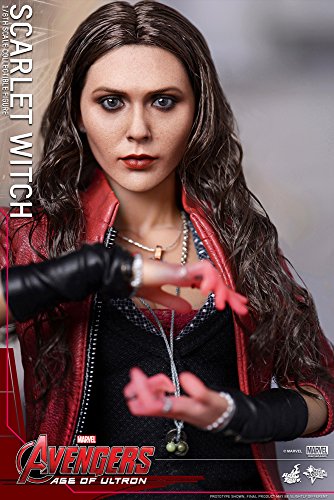 Hot Toys 1:6 Scale Scarlet Witch Avengers Age of Ultron Figure (Red)