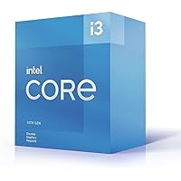 Intel Core i3-10105F 10th Generation - Desktop processor (3.7 GHz Tuboboost: 4.4 GHz, 4 cores, LGA1200) BX8070110105F