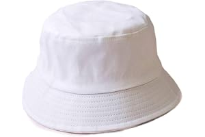 YONGBEST Fischerhüte,Fischer Hut Breiter Krempe Unisex Sun Cap Eimer Hut für Männer Frauen Outdoor Strand Camping Reisen Wandern Angeln Jagd Golf 58cm Weiß