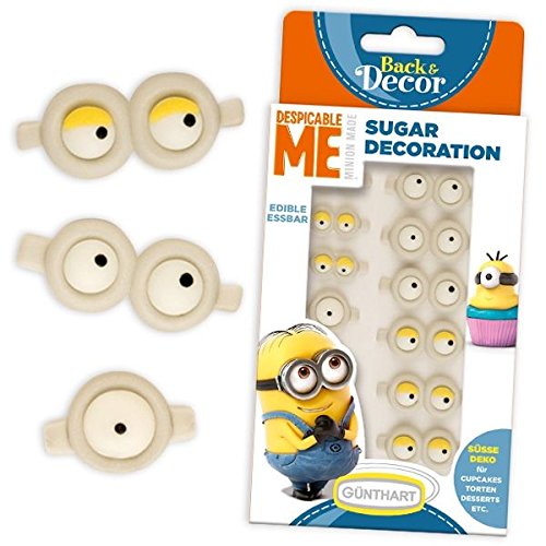 Preisvergleich Produktbild Minions Zucker-Augen, 12 Stk