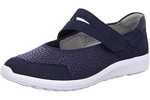 Waldläufer Damskie pantofle dla dorosłych, niebieskie