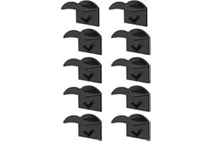 CYLOCRYA 10 Huthaken, Wandhalterung, Wandhalterung, Wandhalterung, ohne Bohren, für Baseballmützen, Snapbacks, Schals und Schlüssel, einfache und schnelle Installation