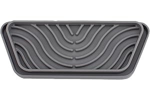 WOTEG Vaschetta antigoccia per frigorifero, vaschetta antigoccia in silicone | durevole vassoio per frigorifero per distributore di acqua in frigorifero, cuscinetti goccia ad asciugatura rapida