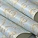 Produktbild JBHURF Europäische Vliestapete Hochwertige Umweltschutz Wohnzimmer TV Hintergrund Heimwerker 3D Wallpaper Schlafzimmer Breite 21in * Länge 374in (Farbe : Blau)