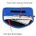Produktbild Auto Signal Blocker Fall, sicherer Signal Blocker Tasche Bag, Diebstahl Lock, Handy Sichtschutz Sicherheit, Wifi/GSM/LTE/NFC/RF Blocke Blau