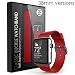 Produktbild Fashion echtes Leder Schnalle Armband mit Schrauber Set für Apple Uhr 38 mm - rot
