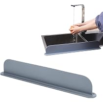 Paraspruzzi In Silicone Per Lavello - Riutilizzabile, Lavabile, Bianco - Foto 2