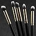 Annengjin®Professional Makeup Brush Set 10PCS (10pcs-Balck+Gold)