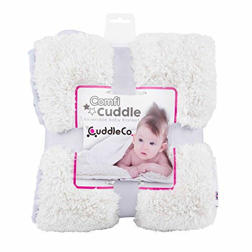 Comfi Cuddle Reversible Baby Blanket Super Soft -Lila Lilac