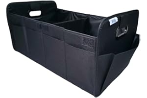 EKODE™ Car Boot Organiser Large Anti Slip Tidy Storage, Foldable Collapsible Multi Compartment, Durable Interior Declutter Tidy Bag, Base & Sides Plates (Style 2 - Sides & Base Plates)