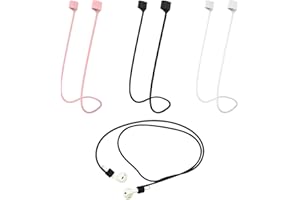 EODKSE Set di 3 Cinghie magnetiche Anti-Perdita, Laccio Magnetico Strap in Silicone per AirPods, Cuffie e Auricolari Senza Fili Wireless, Lunghezza Extra di 70cm per Una Perfetta Tenuta e Sicurezza,