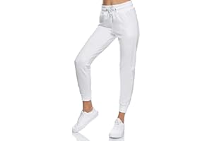 Smith & Solo Pantaloni della Tuta Donna, Pantaloni Sportivi Donna in Cotone, Pantaloni Estivi Donna Slim Fit per Yoga e Fitness, Pantaloni da Donna Moderni e Comodi a Vita Alta