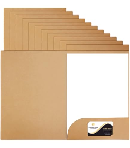 100 X Manilla Foolscap Square Cut Folders 170gsm Economy Paper A4 Document File | UK