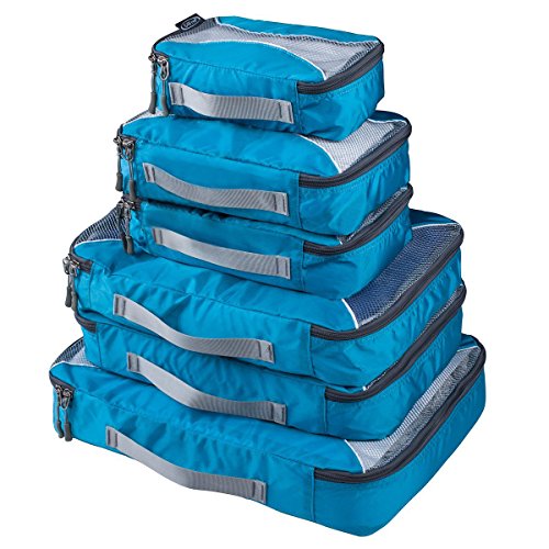 G4Free Emballage Cubes Voyage Organisateur pour les bagages, avec protecteur- 6pcs G4Free Emballage Cubes Voyage Organisateur pour les bagages, avec protecteur- 6pcs