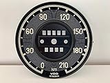  Tachometer Zifferblatt, Tachoscheibe 190 SL W121 Tacho metall