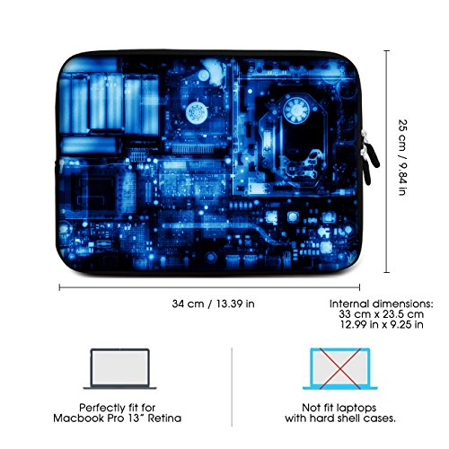 Sidorenko Laptop Tasche f  r 13 - 13 3 Zoll Macbook Pro   Macbook Air   Lenovo   Universal Notebooktasche Schutzh  lle   Laptoptasche aus Neopren  PC 