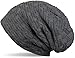 styleBREAKER warme Feinstrick Beanie Mütze mit Flecht Muster und sehr weichem Fleece Innenfutter, Unisex 04024058, Farbe:Dunkelgrau