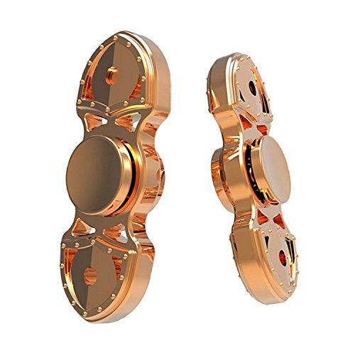 L-FENG-UK Spinner Stress Relief Toy, EDC Fidget Spinner High Speed Stainless Steel Made Ceramic Bearing ADHD Focus Anxiety Relief Toys for Killing Time (Rose Gold) L-FENG-UK Spinner Stress Relief Toy, EDC Fidget Spinner High Speed Stainless Steel Made Ceramic Bearing ADHD Focus Anxiety Relief Toys for Killing Time (Rose Gold)