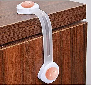 Sentrelo Child Safety Strap Locks Baby Locks for Cabinets and Drawers, Toilet, Fridge & More. Easy Installation, No Drilling Required.(Multi)
