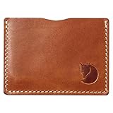 kartenetui herren test In Schweden gefertigt. FJÄLLRÄVEN Övik Card Holder Karten-etui, Leather Cognac, One Size
