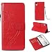 Produktbild NewTH iPhone XR Hüllen Cover Schmetterlinge lieben Blumen PU Ledercase Schutzhülle Scratch Etui Kartensteckplätze Magnetverschluss Ständer Flip Tasche für Apple iPhone XR