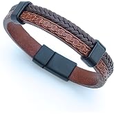 Trend Collection Erkek Hakiki Deri Bileklik Kahverengi Renk Klasik Bileklik