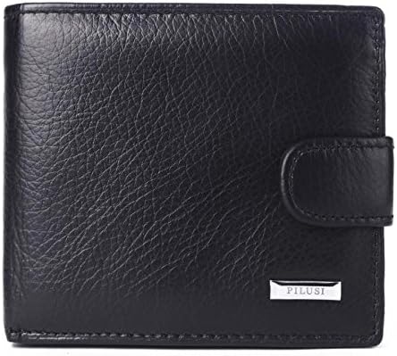 Hozee Mens Wallet, Stylish Bifold Business PU Leather Credit Card Holder Purse