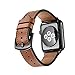 Produktbild Apple Watch Strap Echtes Leder 38MM 42MM iWatch Kalb Ersatzband passen Serie 1 2 3 Sport Edition Classic Schnalle Dressy Vintage für Frauen Männer