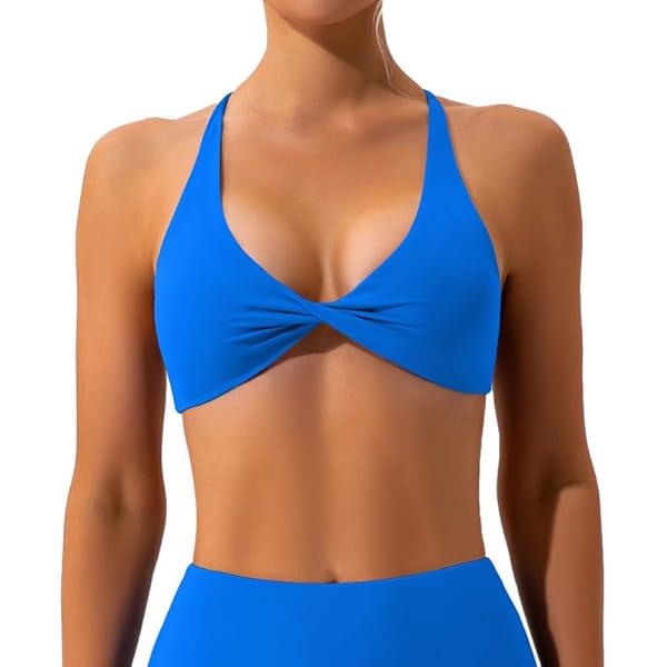 Vero Moda Top met diepe V-hals, model 'GLORY' in bleu online kopen | P&C