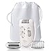 Philips Epilierer Satin Elle Essential HP6423/00 Ladies Epilator + Shaver and Trim Cookie Attachment for Use on the legs for long-lasting Smooth Skin