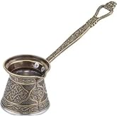 Kosovo 5 Zamak Cast Coffee Pot Green Color for 4-5 Persons
