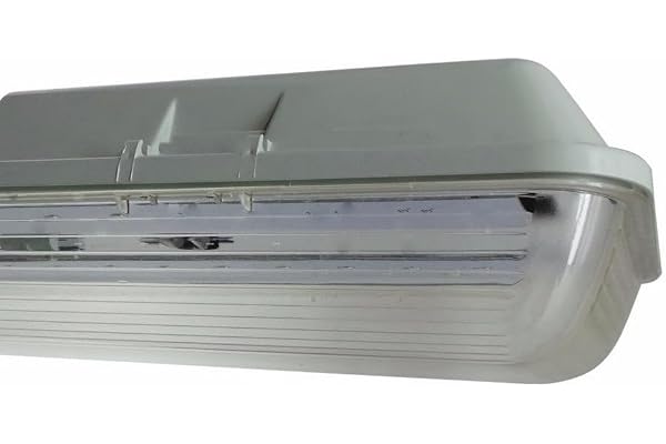 SILAMP Réglette LED étanche Double pour Tubes LED T8 150cm IP65 (boitier vide)