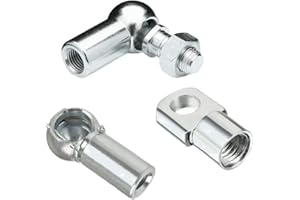 Raccordi terminali femminili a sfera con occhiello a sfera per giunto sferico M6 M8 M10 Teste universali per puntone a gas - AUTORCE (Ball, M8)