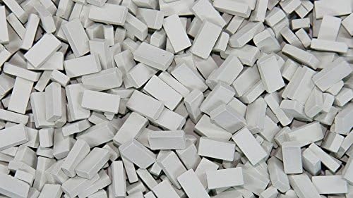 500 pcs Miniature Light Grey Bricks by Juweela1:32 Scale/1:35 Scale 23008