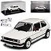 Produktbild Atlas Volkwagen Golf I 1 GTI 3 Türer Weiss 1974-1983 Mit Sockel und Vitrine 1/43 Modell Auto