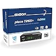 EDISION PICCO T265+ Ricevitore Digitale Terrestre Full HD DVBT2 H265 HEVC 10 Bit Bonus TV, FTA, USB, HDMI, SCART, Sensore IR,