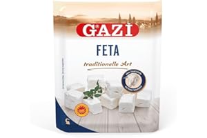 Gazi griechischer Feta - 3x 150g Vakuum - Schafkäse Schafskäse Fetakäse Schaf Käse Sheep Cheese Griechenland 43% Fett i.Tr. mikrobielles Lab vegetarisch glutenfrei Halal, zu Salat Börek