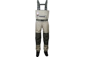 Kylebooker Fly Fishing StockingFoot Chest Waders Affordable Breathable Waterproof Chest Waders Trousers KB002