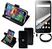 Produktbild TOP SET: 360° Schutz Hülle Smartphone Tasche für Phicomm Clue L, schwarz + TPU Bumper| Wallet case Flipcase Flipstyle Cover Tasche - K-S-Trade (TM)