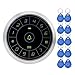 Produktbild LIBO Stand-alone Access Control Keypad Tür Tastatur Wasserdichte Metallgehäuse, 8000 Benutzer, mit 10 stücke RFID 125 KHz Keyfobs für Single Door Lock System