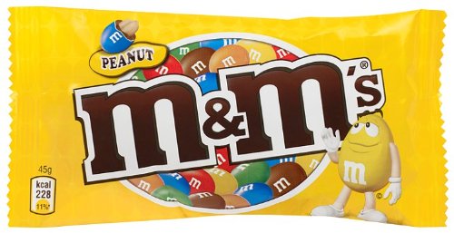 Preisvergleich Produktbild M&M´s Erdnuss 45 g
