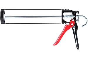 NTools HKS Pistola a cartuccia meccanica | Pistola per calafataggio con rapporto di spinta 7:1 | Pistola in silicone | Può contenere cartucce da 310 ml