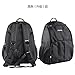 Heine Backpack Diaper Bag with Insulated Bottle Pocket, Black - Eco-friendly