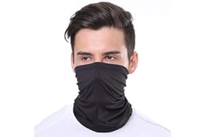 KUNSTIFY Chusta wielofunkcyjna, ochrona ust, bandana, dla mężczyzn i kobiet, chusta na szyję, maska na twarz, ochrona ust, nosa, maska przeciwsłoneczna, bawełna, do użytku na zewnątrz, elastyczna,