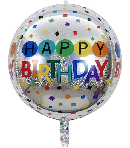 Unique Party Folien-Luftballon „90. Geburtstag“ – 45 Cm, Glitzer Blau & Silber, Für Helium Oder Luft
