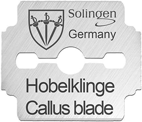 THREE SWORDS | 80 pieces replacement blades / spare blades for corn plane / callus remover / shaver / cutter | Made in Solingen / GERMANY by THREE SWORDS (002914)