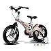 Produktbild Magnesiumlegierung Rahmen Kinder Fahrrad 3-6 Jahre alt Kinder Fahrrad Männer und Frauen Kinderwagen Stoßdämpfer ( Color : Gold , Size : 14 inches )
